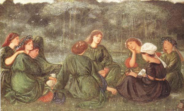 Sir Edward Coley Burne-jones,Bart.,ARA,RWS Green Summer (mk46) Germany oil painting art